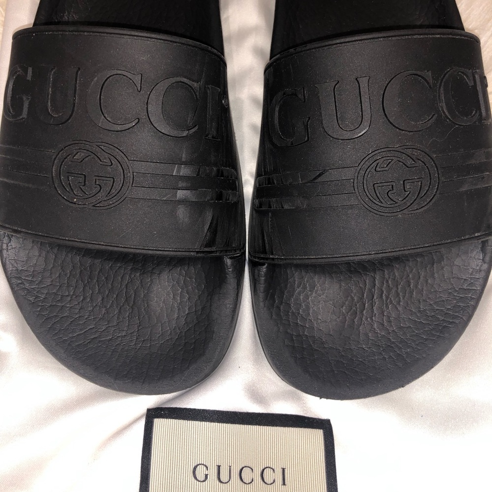 Authentic Gucci Rubber Slides